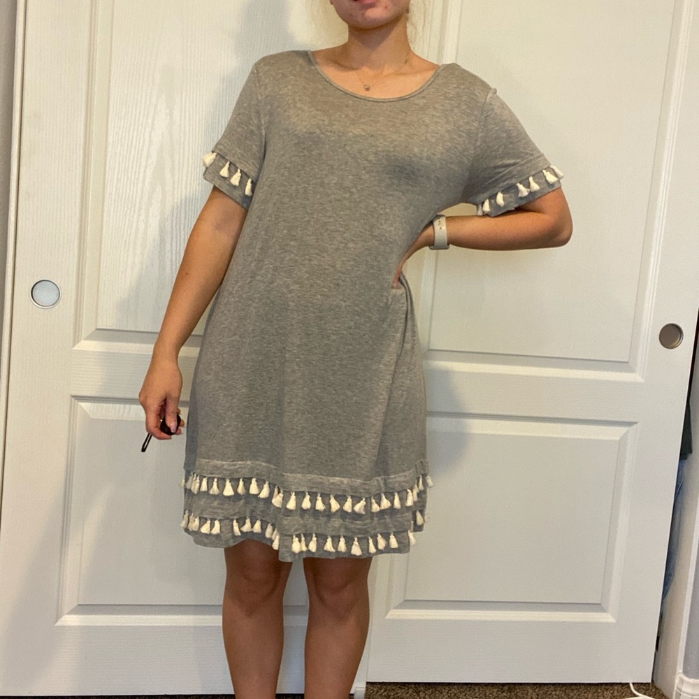 Grey t shirt dress